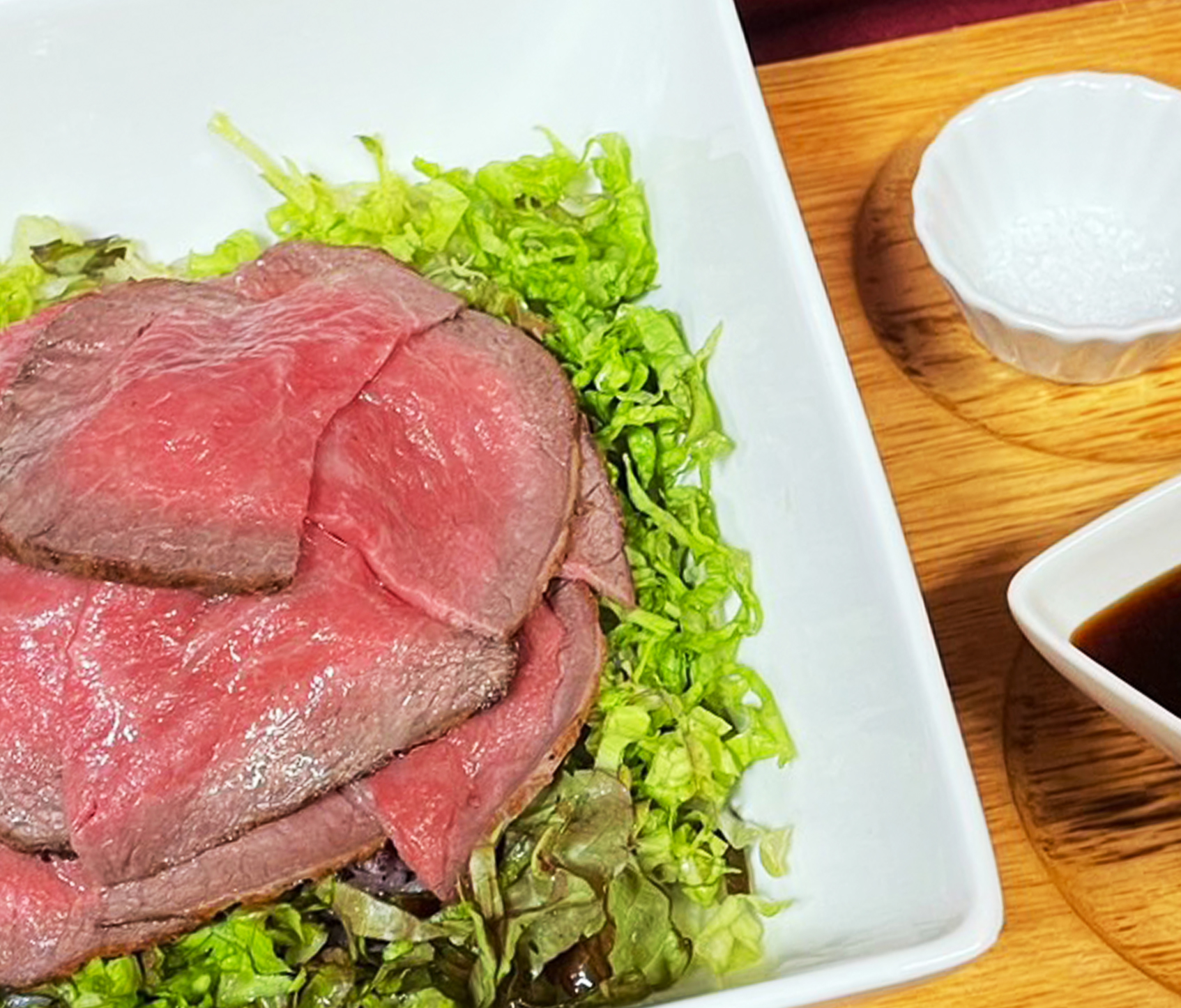 黒毛和牛のローストビーフライス